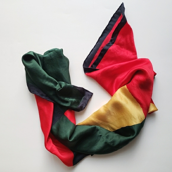 Peter Nygard | Jewel-toned Silk Scarf - Picture 3 of 12